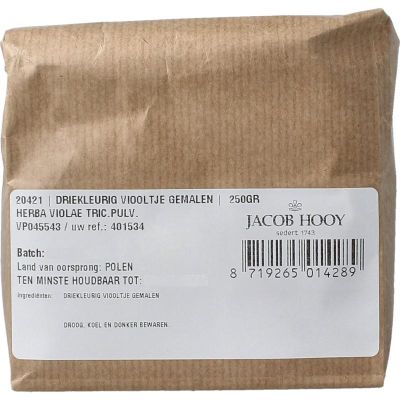 Jacob Hooy Driekleurig viooltje gemalen 250 gram - Kruiden