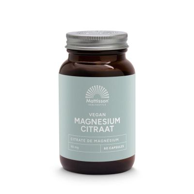 Foto van Mattisson Active magnesium citraat 400 mg