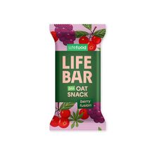 Foto van Lifefood Lifebar oatsnack berry fusion bio