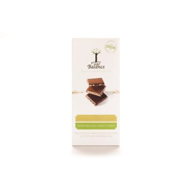 Choco stevia tablet melk pistache 85 gram - Snoepgoed suikervrij