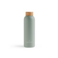 Waterdrop Roestvrijstalen drinkfles pastel olive matt 600ml