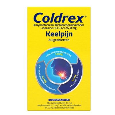 Coldrex Keeltablet zuigtablet 12 Zuigtabletten - Keel