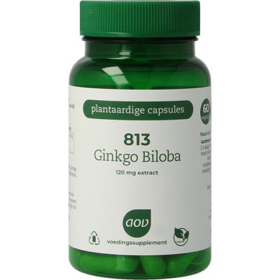 AOV 813 Ginkgo biloba extract 60 Vegetarische capsules - Fytotherapie