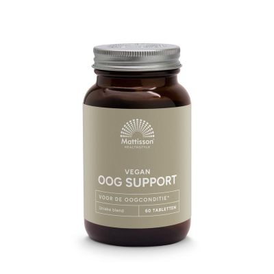 Mattisson Vegan oog support Mattisson Vegan oog support 60 tabletten - Overige vitaminen/mineralen