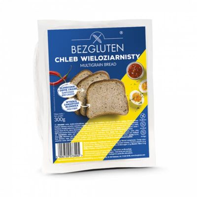 Bezgluten Meergranen brood gesneden glutenvrij