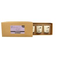 Yours Naturally Giftset 3 votive geurkaarsen wilde vijg & druif