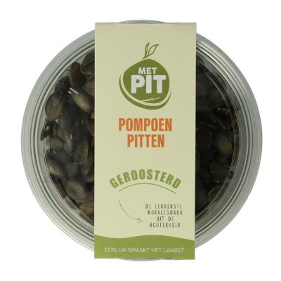 Met Pit Pompoenpitten geroosterd 150 gram - Zoutjes/chips