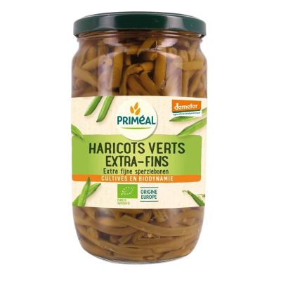 Primeal Haricots verts demeter bio 690 gram - Voeding