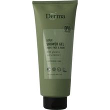 Foto van Derma Man douchegel body & face