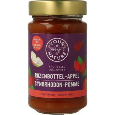 Your Organic Nat Fruit beleg rozenbottel bio Your Organic Nat Fruit beleg rozenbottel bio 250 gram - Beleg