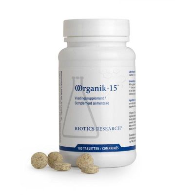 Biotics Organik-15 Biotics Organik-15 180 tabletten - Overige vitaminen/mineralen