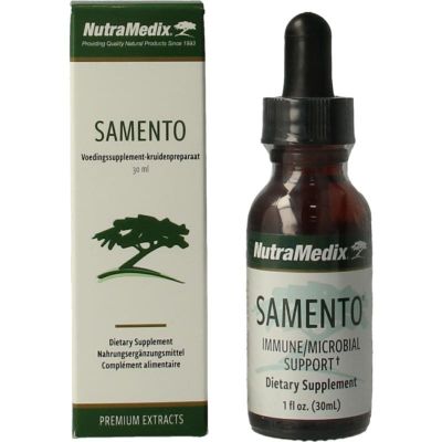 Nutramedix Samento cat's claw TOA vrij Nutramedix Samento cat's claw TOA vrij 30 Milliliter - Fytotherapie