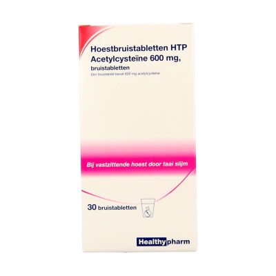 Foto van Healthypharm Acetylcysteine 600 mg HTP