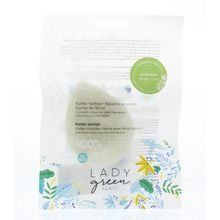 Foto van Lady Green Konjac gezicht spons aloe vera