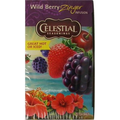 Celestial Season Wild berry zinger herb tea 20 stuks - Thee