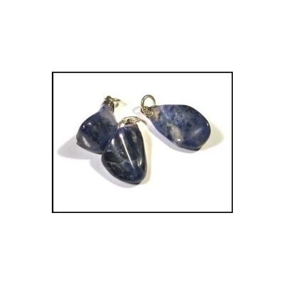 Edelsteenhanger sodaliet 1 stuks - 