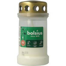 Foto van Bolsius Herdenkingslicht nr 3 transparant