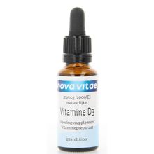 Foto van Nova Vitae Vitamine D3 1000 IU druppel