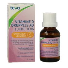 Foto van Pharmachemie Vitamine D AQ druppels 10 mcg