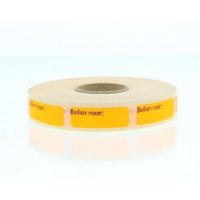 Strooketiket bellen naar 30 x 10 mm