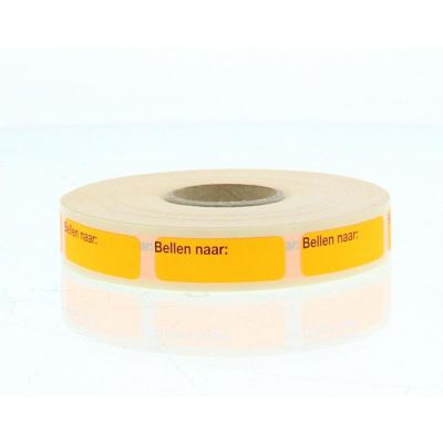 Strooketiket bellen naar 30 x 10 mm 1000 stuks - 