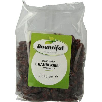 Bountiful Cranberries appeldiksap Bountiful Cranberries appeldiksap 400 gram - Overig reform/levensmiddelen