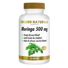 Foto van Golden Naturals Moringa 500mg