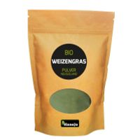 Hanoju Bio tarwegras poeder paper bag Nieuw Zeeland