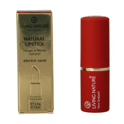 Foto van Living Nature Lippenstift electric coral