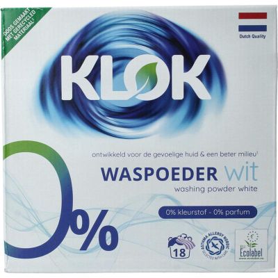 Foto van Klok Waspoeder wit