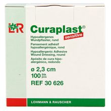 Curaplast Sensitive rond pleister Foto van Curaplast Sensitive rond pleister