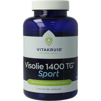 Vitakruid visolie 1400 tg sport Vitakruid visolie 1400 tg sport 90 softgels - Vetzuren
