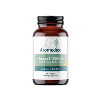 Aromedica Omega 3 18% EPA 12% DHA 1000mg Aromedica Omega 3 18% EPA 12% DHA 1000mg 60 softgels - Vetzuren