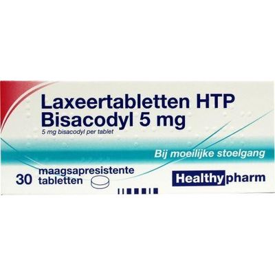 Healthypharm Laxeer bisacodylum 5 mg