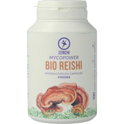 Mycopower Reishi bio 100 capsules - Mycotherapie Paddestoelen