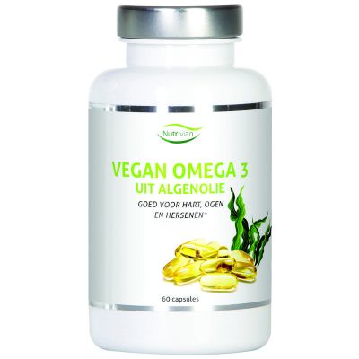 Nutrivian Vegan omega 3 uit algenolie