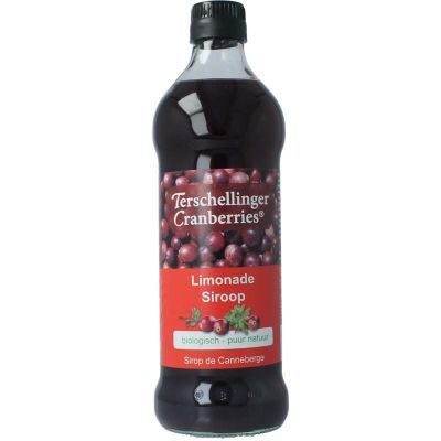 Terschellinger Cranberry siroop Terschellinger Cranberry siroop 500 Milliliter - Dranken
