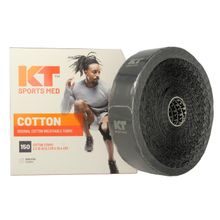 KT Tape Jumbo original roll 38 meter 150 strips zwart prec Foto van KT Tape Jumbo original roll 38 meter 150 strips zwart prec