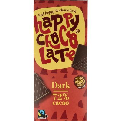 Happy Chocolate puur 72% bio