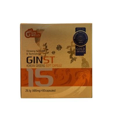 Ilhwa Ginst15 Korean ginseng soft capsules 60 capsules - Fytotherapie