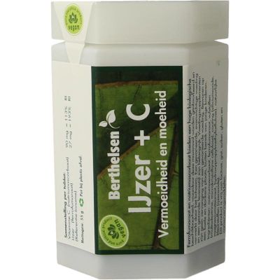 Berthelsen IJzer + C 90 tabletten - Mineralen enkel