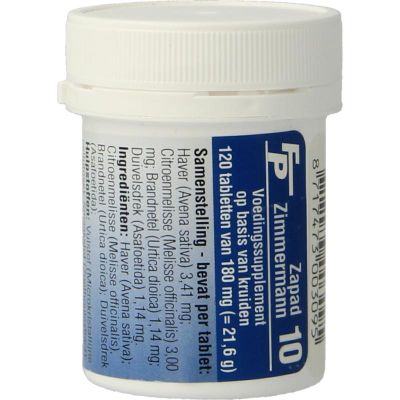Medizimm Zapad 10 120 tabletten - Fytotherapie