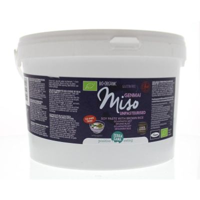 Terrasana Genmai miso ongepasteuriseerd emmer 2500 gram - Overig reform/levensmiddelen
