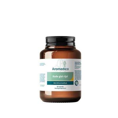 Aromedica Rode gist rijst & Q10 & knoflook 60 capsules - Rode gist rijst