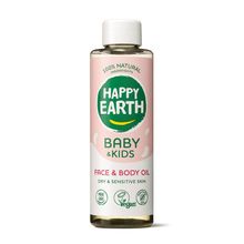 Happy Earth Gezicht & lichaam olie voor baby & kids Foto van Happy Earth Gezicht & lichaam olie voor baby & kids