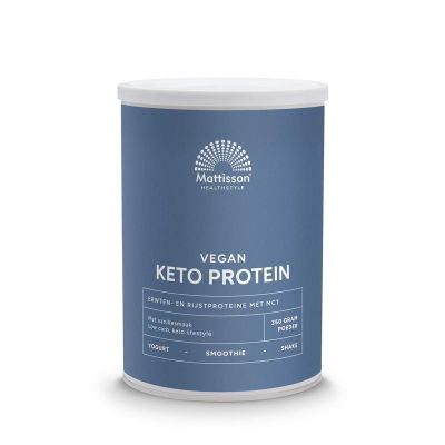 Mattisson Vegan Keto protein shake - pea, rice & MCT 350 gram - Maaltijdvervangers