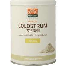 Foto van Mattisson Absolute colostrum poeder 30% IgG fd