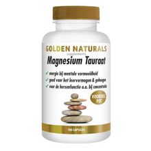 Foto van Golden Naturals Magnesium tauraat