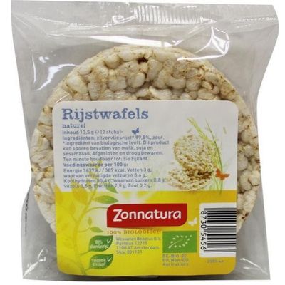 Zonnatura Rijstwafels naturel duo