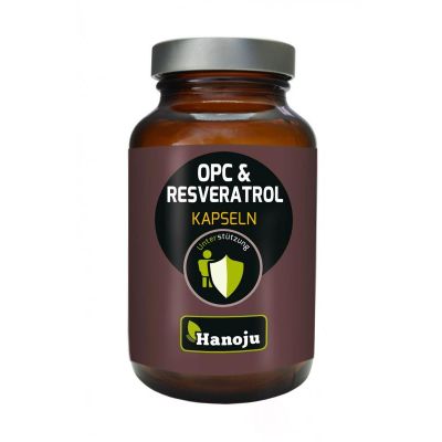 Hanoju OPC resveratrol camu camu Hanoju OPC resveratrol camu camu 90 capsules - Overige vitaminen/mineralen